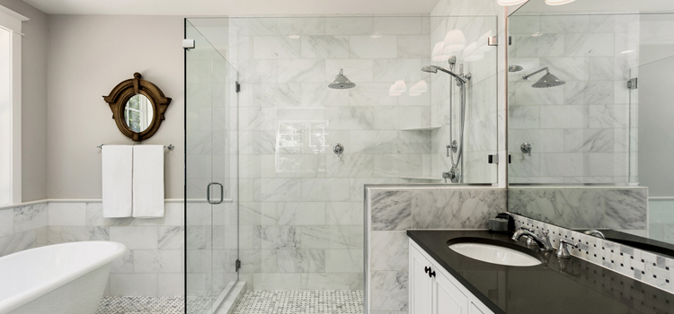 bathroom shower door installation in Ridgecrest